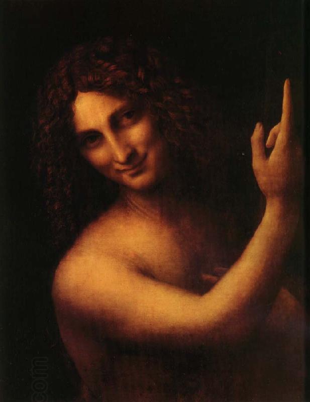LEONARDO da Vinci Saint jean-Baptiste China oil painting art